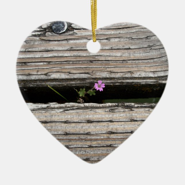 Ornement Cœur En Céramique Perseverence (Devant)