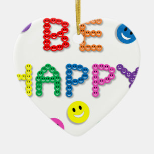 Ornement Cœur En Céramique personnalisation faites-le vous-même Anniversaires