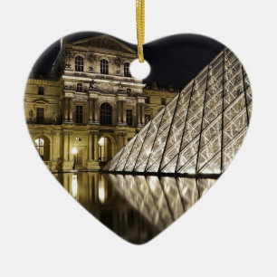 Ornement Cœur En Céramique Pyramide 3 de Louvre