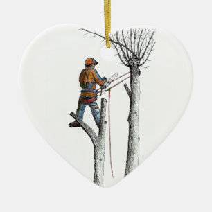 Ornement Cœur En Céramique Sycamore et 020t