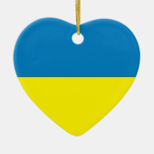 Ornement Cœur En Céramique Ukraine