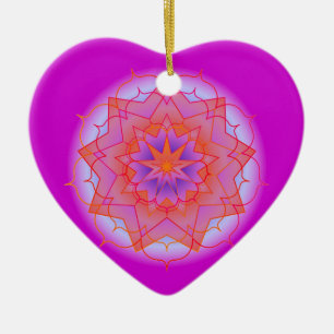 Ornement Cœur En Céramique UnityStar37