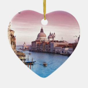 Ornement Cœur En Céramique Venise (Italie) - Angie.JPG