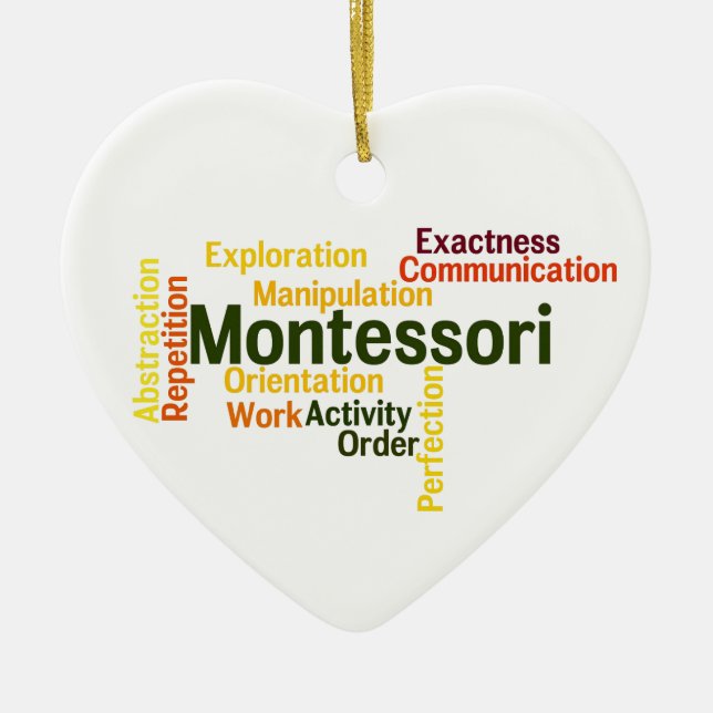 Ornement Cœur En Céramique Version humaine 1 d'art de mot de tendances (Devant)