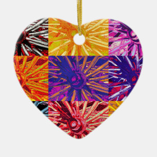 ORNEMENT CŒUR EN CÉRAMIQUE WAGON WHEEL