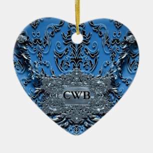 Ornement Cœur En Céramique Waythorne Robin Victorian