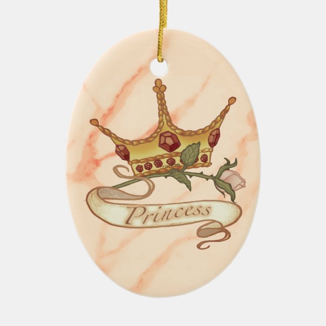 Ornement Couronne de princesse (Devant)