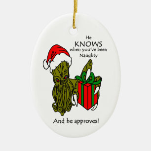 Ornement Cthulhu de Noël