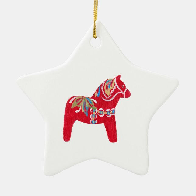 Ornement Dala Horse (Devant)