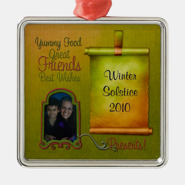 Ornement d'album à vacances (Devant)