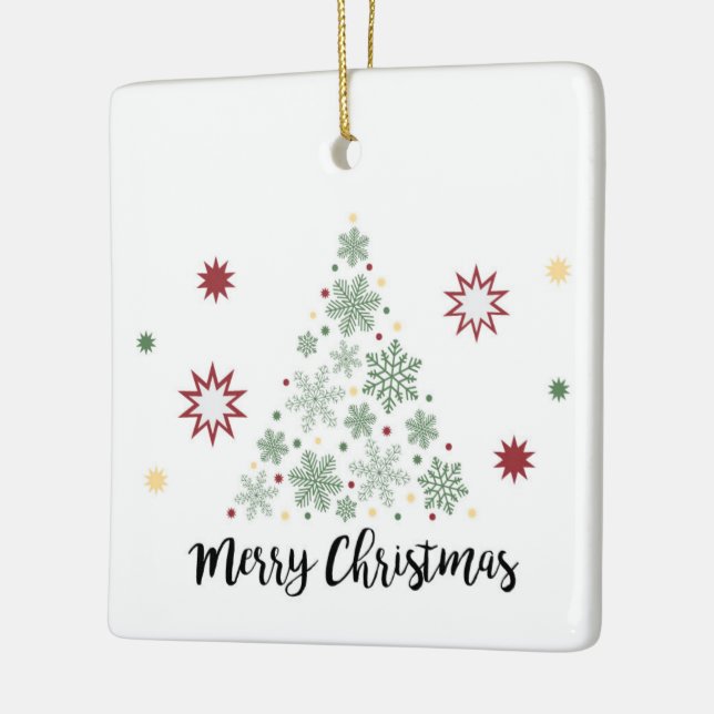 Ornement d'arbre de Joyeux Noël (Gauche)