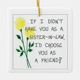 Ornement d'arbre de Noël - Cadeau pour Soeur - bel