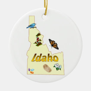 Ornement d'arbre de Noël de l'Idaho