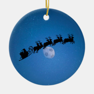 Ornement d'arbre de Noël de thème du football