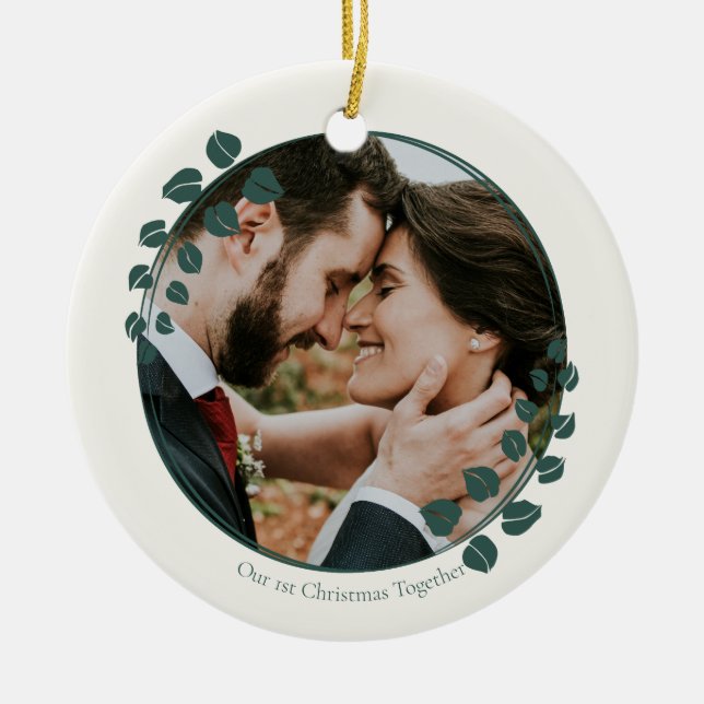 Ornement d'arbre de Noël vert (Devant)