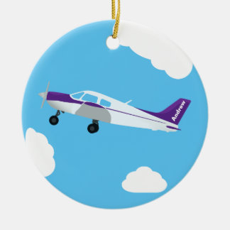 Ornement d'aviation personnalisé violet