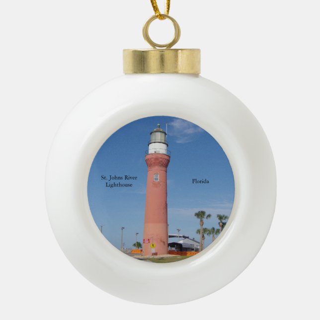 Ornement de balle du phare de St. Johns River (Devant)
