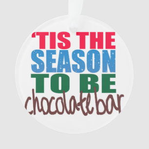 Ornement de barre de chocolat