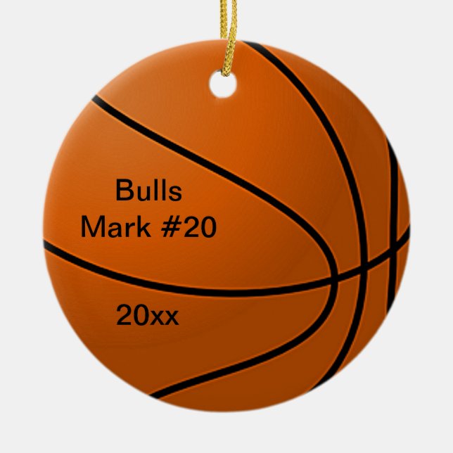 Ornement de basket-ball (Devant)