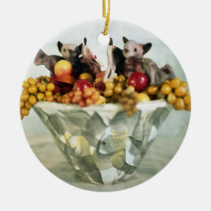 ornement de battes de fruit
