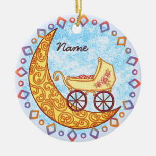 Ornement de bébé lune