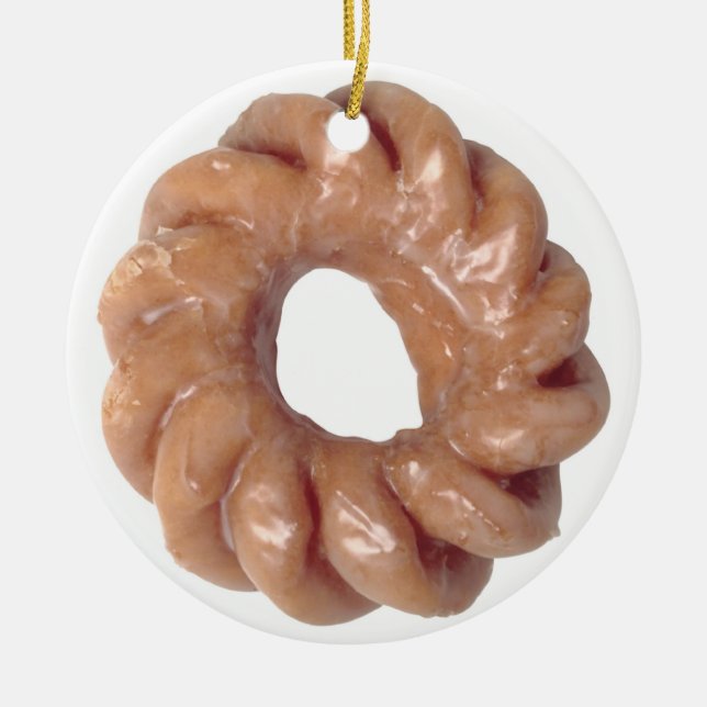 Ornement de beignet drôle (Devant)