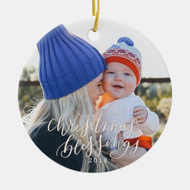 Ornement de bénédictions de Noël (Devant)