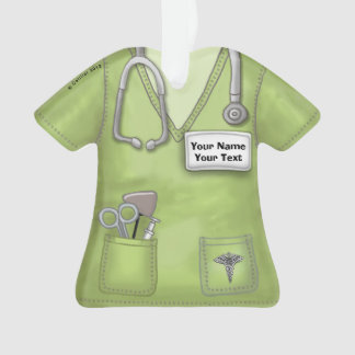 Ornement de blouses médicales Green Nurse