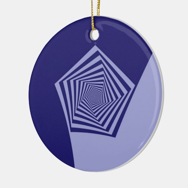 Ornement de blues spirales du Pentagone (Gauche)