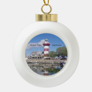 Ornement de boule du phare de Harbor Town