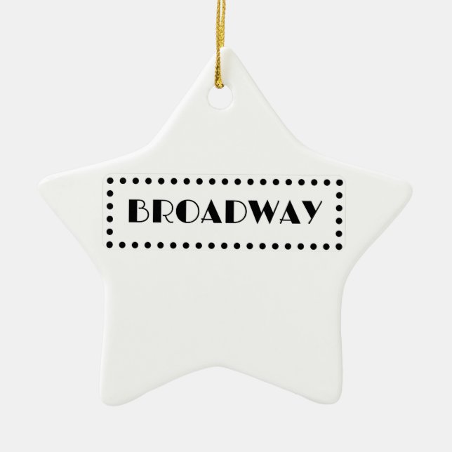 Ornement de Broadway (Devant)