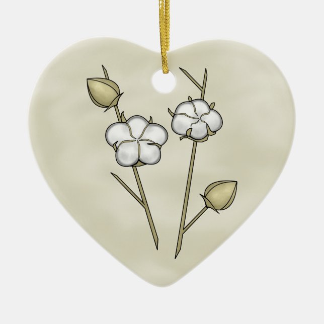 Ornement de capsule de coton (Devant)