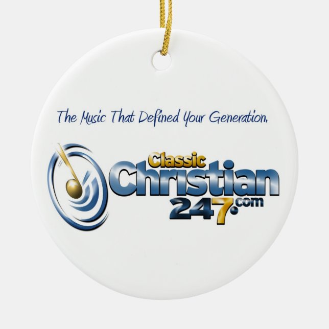 ornement de cercle de ClassicChristian247.com (Devant)