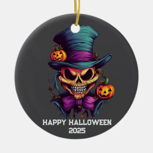 Ornement de chapeau haut de zombie mort (Devant)