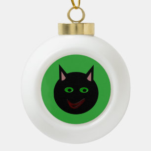 Ornement de chat noir Halloween