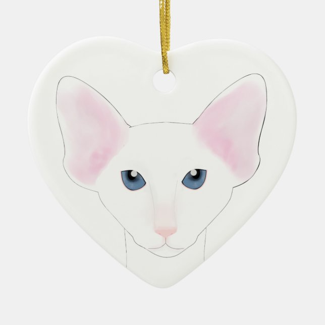 Ornement de chat Oriental Shorthair (Devant)