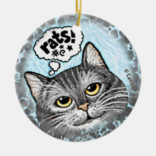 Ornement de chat Rats