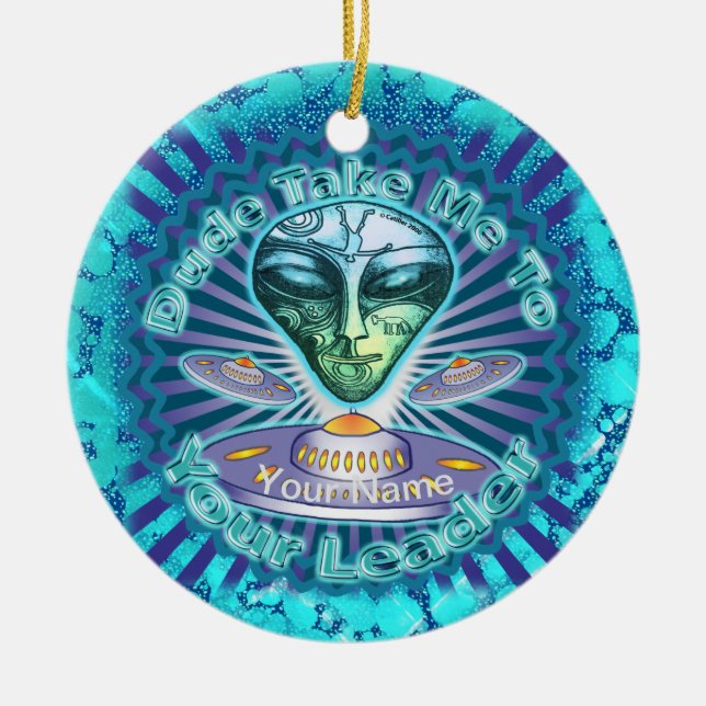 Ornement de chef extraterrestre (Devant)