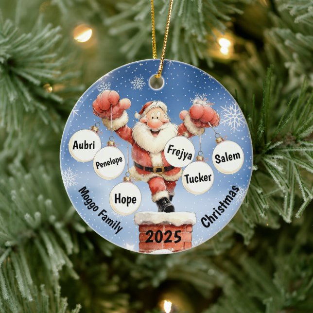 Ornement de cheminée festif de Père Noël (Arbre)