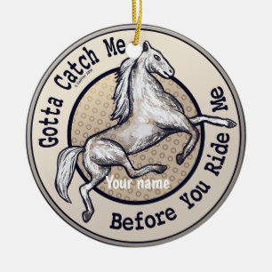 Ornement de cheval à attraper