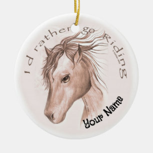 Ornement de cheval à monter