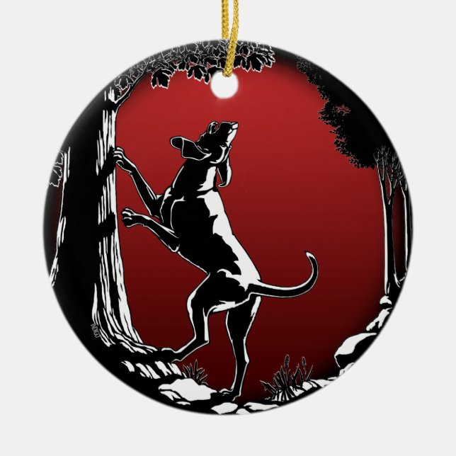 Ornement de chien de chien sur mesure décoration d (Devant)