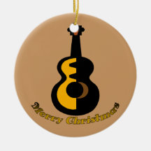 Ornement de ChristmasTree de guitare