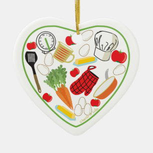 Ornement de coeur de chef