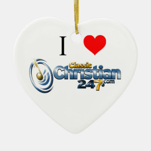 ornement de coeur de ClassicChristian247.com