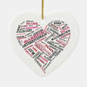 Ornement de coeur de conscience d'AVM