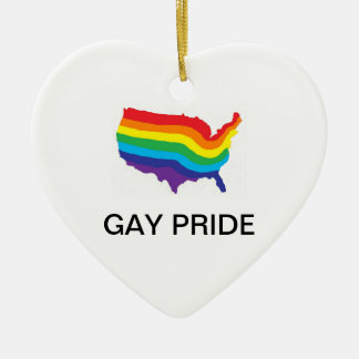 ORNEMENT DE COEUR DE GAY PRIDE