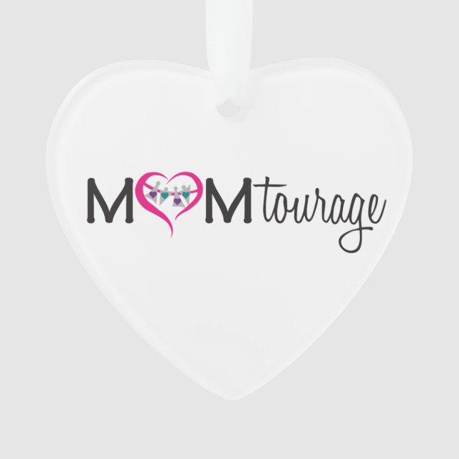 Ornement de coeur de Momtourage (devant)