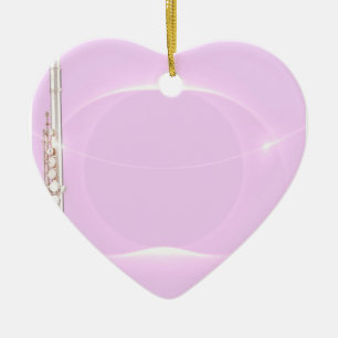 Ornement de coeur de musicien de cannelure ou de