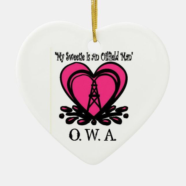 Ornement de coeur d'OWA (Devant)
